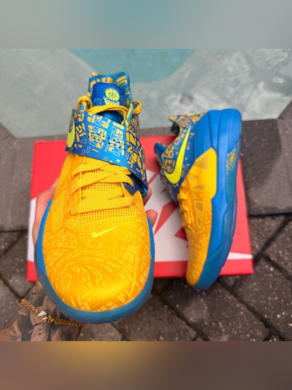 NIKE ZOOM KD 4 SCORING TITLE 2025 MENS SIZE 8 SHOES FZ5916-400 BRAND NEW - Picture 2 of 6